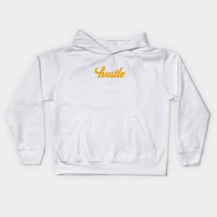 Hustle - Mustard Yellow Kids Hoodie